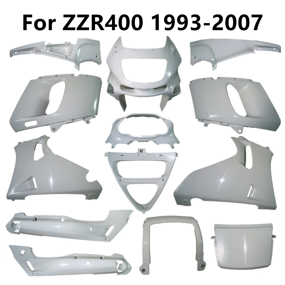 Bodywork Fairing Components Plastic parts For kawasaki ZZR400 ZZ R400 ZZR 400 Pack left and right 1993-1996-1997-2003-2004-2007