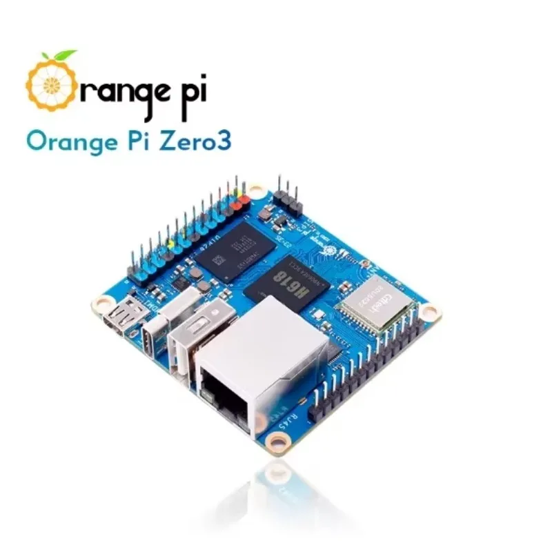 VoFSOrange Pi Zero 3 1GB RAM DDR4 Allwinner H618 WiFi Bluetooth BLE Mini PC Orange Pi Zero3 Development Board Single Board Comp