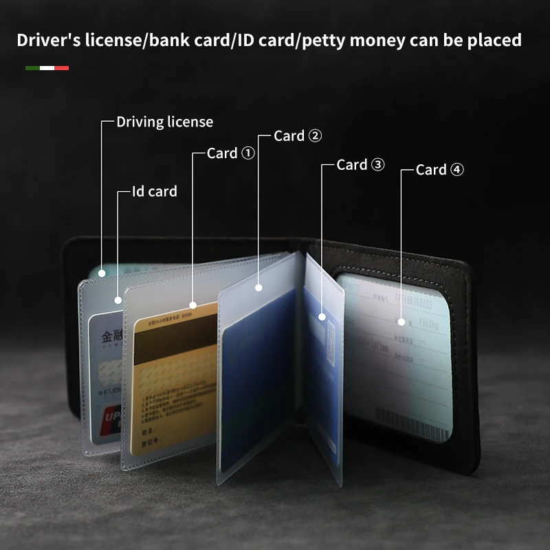 Universal New Driver License Holder Suede Leather Card Bag For Car Driving Documents Business ID Passport Card Wallet