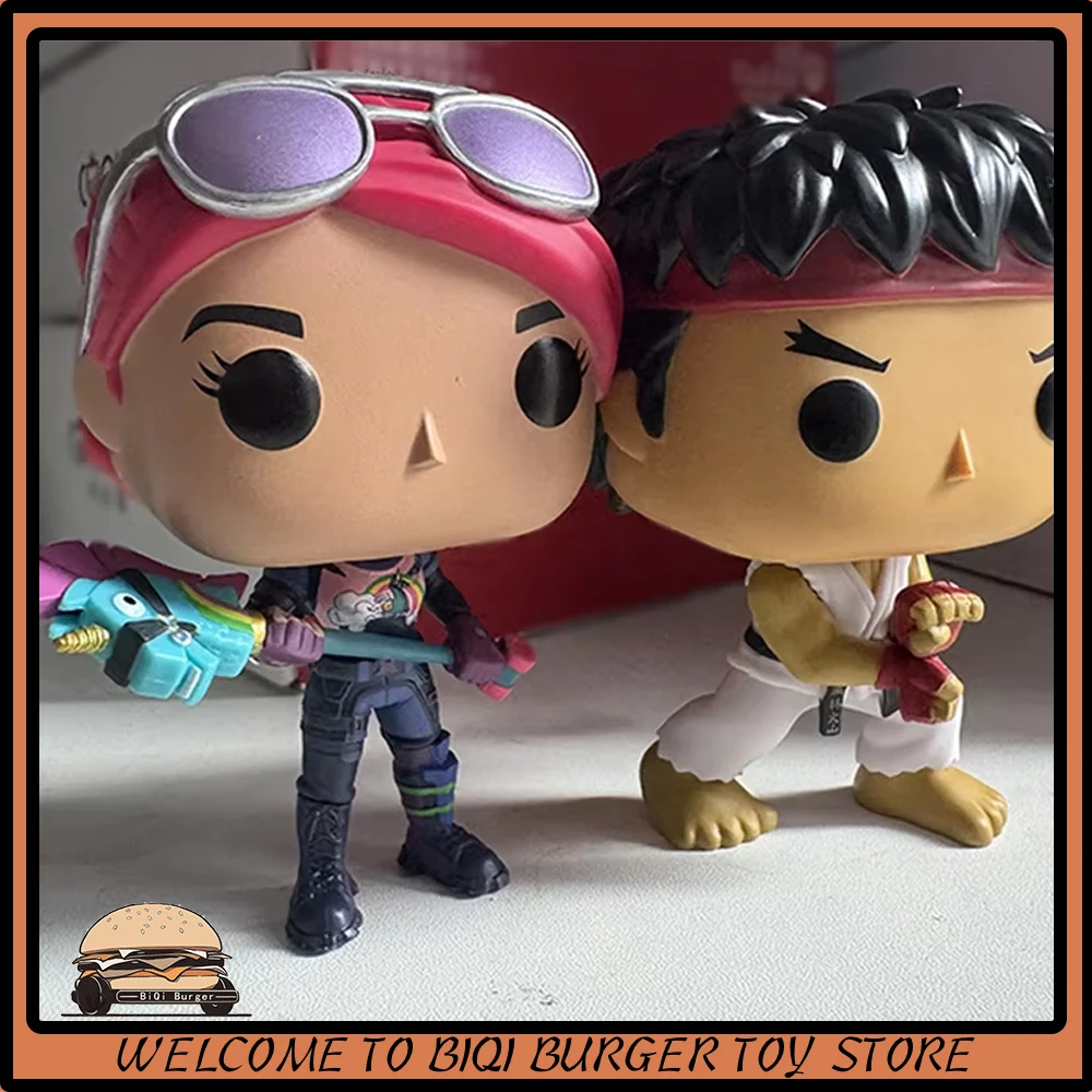 Funko Street Fighter Figure Ryu & Brite Bomber Action Figures Fortnite Figures Model Pvc Statue Doll Collection Ornament Toy