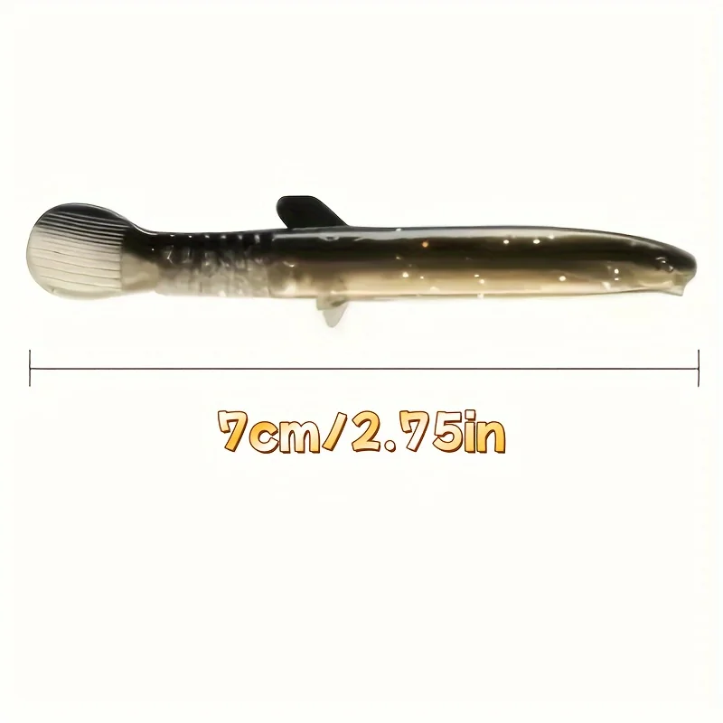 10A Simulierter Weichköder, enthält Salz und Fischgeschmack, hochelastisches und flexibles PVC-Material, weicher Köder – Detail 2