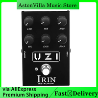 UZI Heavy Metal Distortion Guitar Pedal Switch Easily Between British Distortion and American Distortion by BIAS Knob Pedal