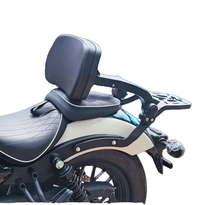 Saicolong AQS401 Convenient Comfortable Folding Backrest Shelf Quick Release Adjustable Motorcycle Seat Backrest