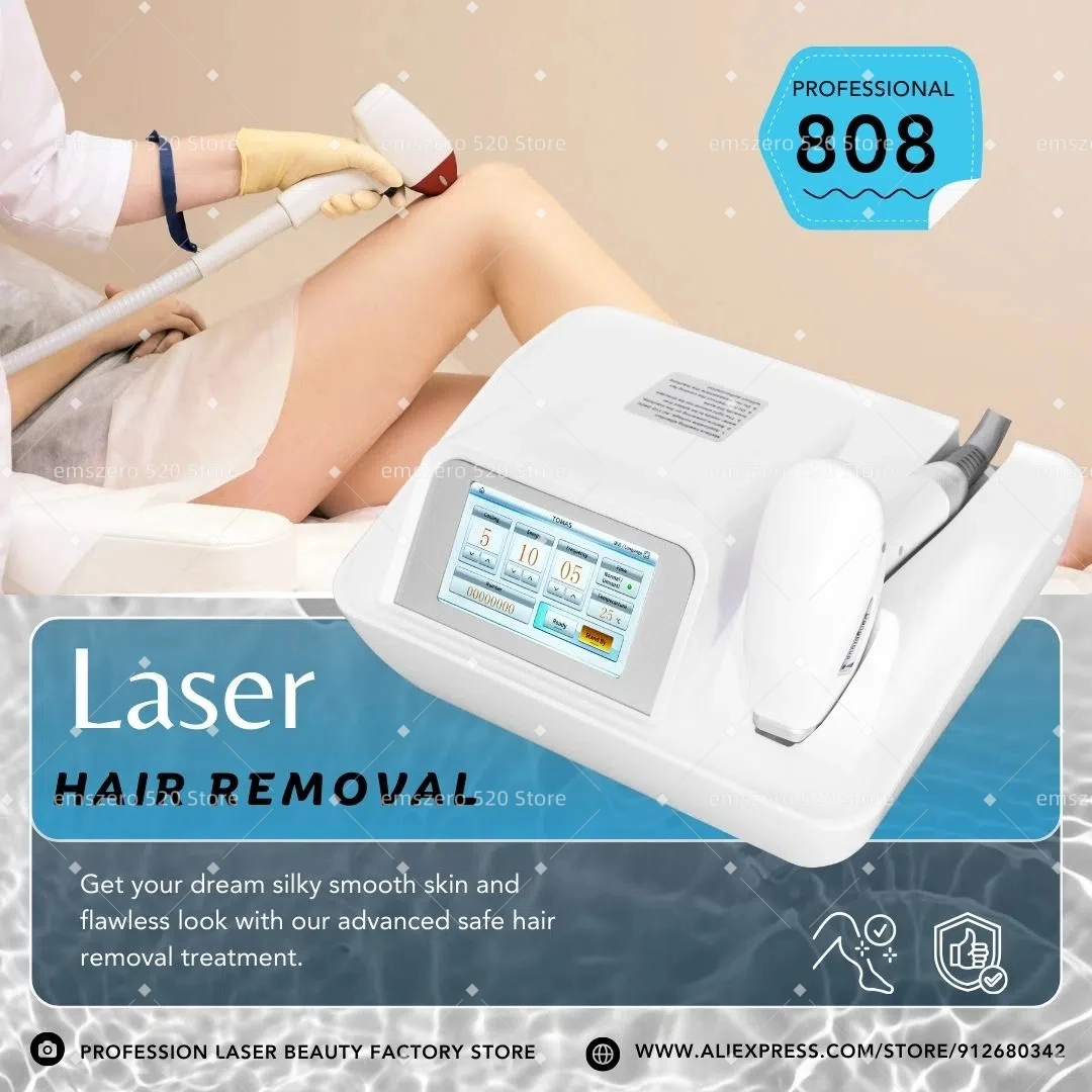 

Hair Removal Machine New CE Certification 3000W 3 wavelength ice Platinum Hair Removal 755 808 1064nm Diode Laser Salon