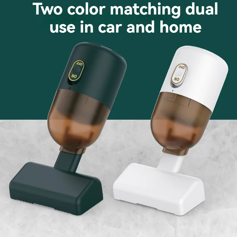 Wireless Mini Handheld Vacuum Cleaner for Home/Office, Portable & Rechargeable, Deep Cleans Keyboards, Desktops