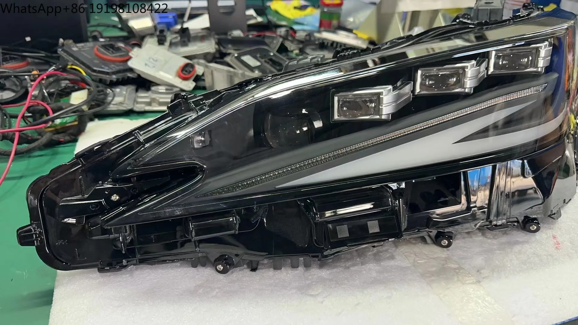 Kabeer 2023 Modified ES200 LED Headlight for Lexua ES200 ES250 ES300h ES350 2018-2022 Upgrade Modify to 2022 Version Headlamp