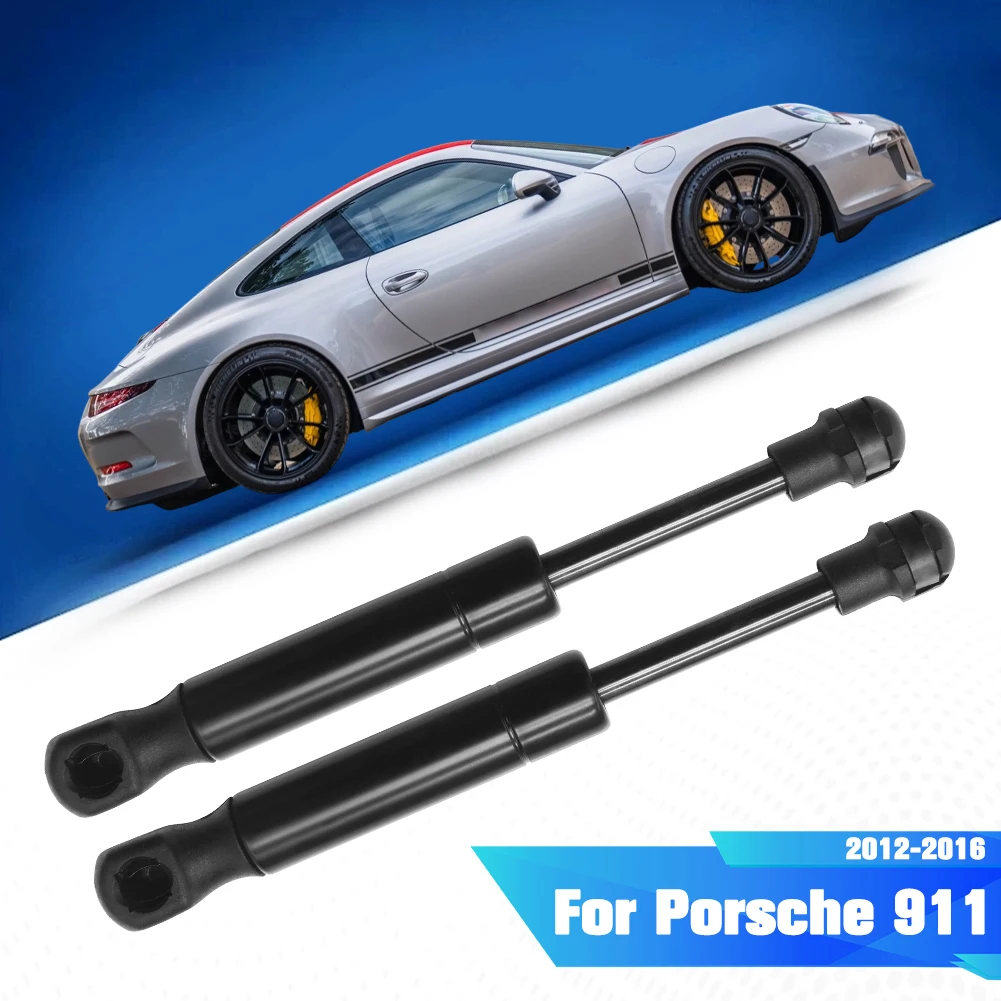 

2 шт. газовые упоры для подъема задней двери багажника для Porsche 911 2012-2016, автомобильные аксессуары