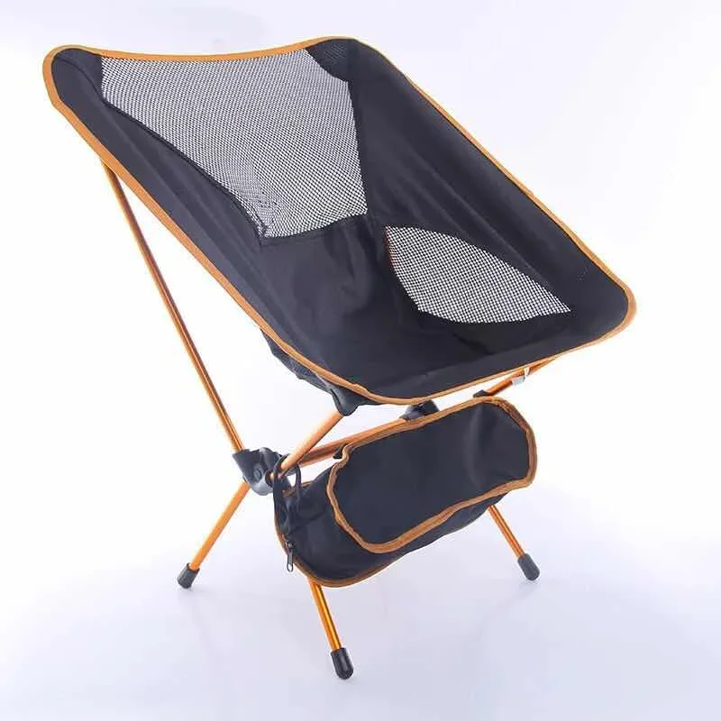 

6065 Aluminum Alloy Folding Chair Camping Hiking Fishing For Adult Easy To Carry Lightweight 67*53cm High Load Capacity