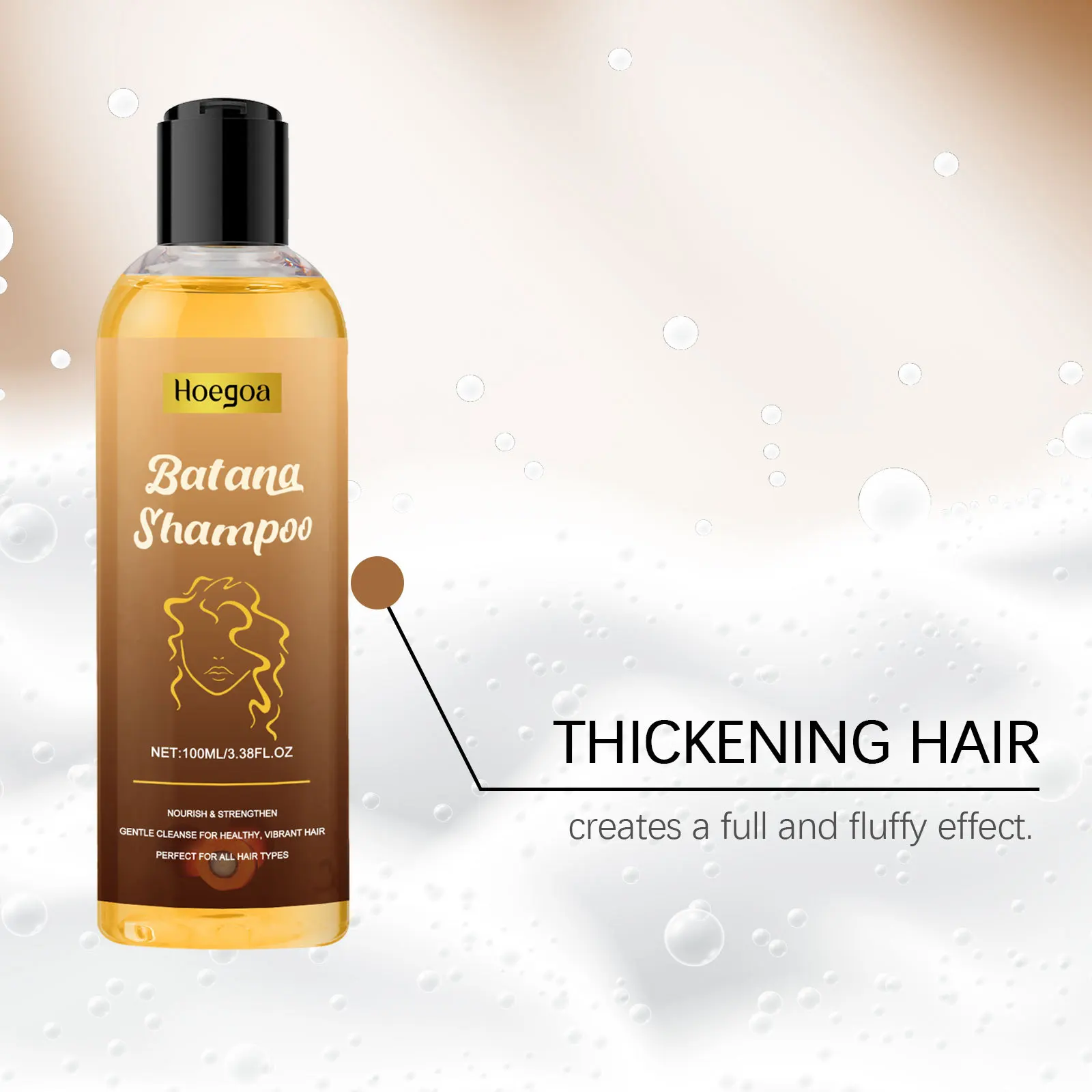 Batana Oil Shampoo Deep Cleansing Scalp Anti Dandruff Oil Control Strengthening Root Nourishing Volumizing Hair Growth Products
