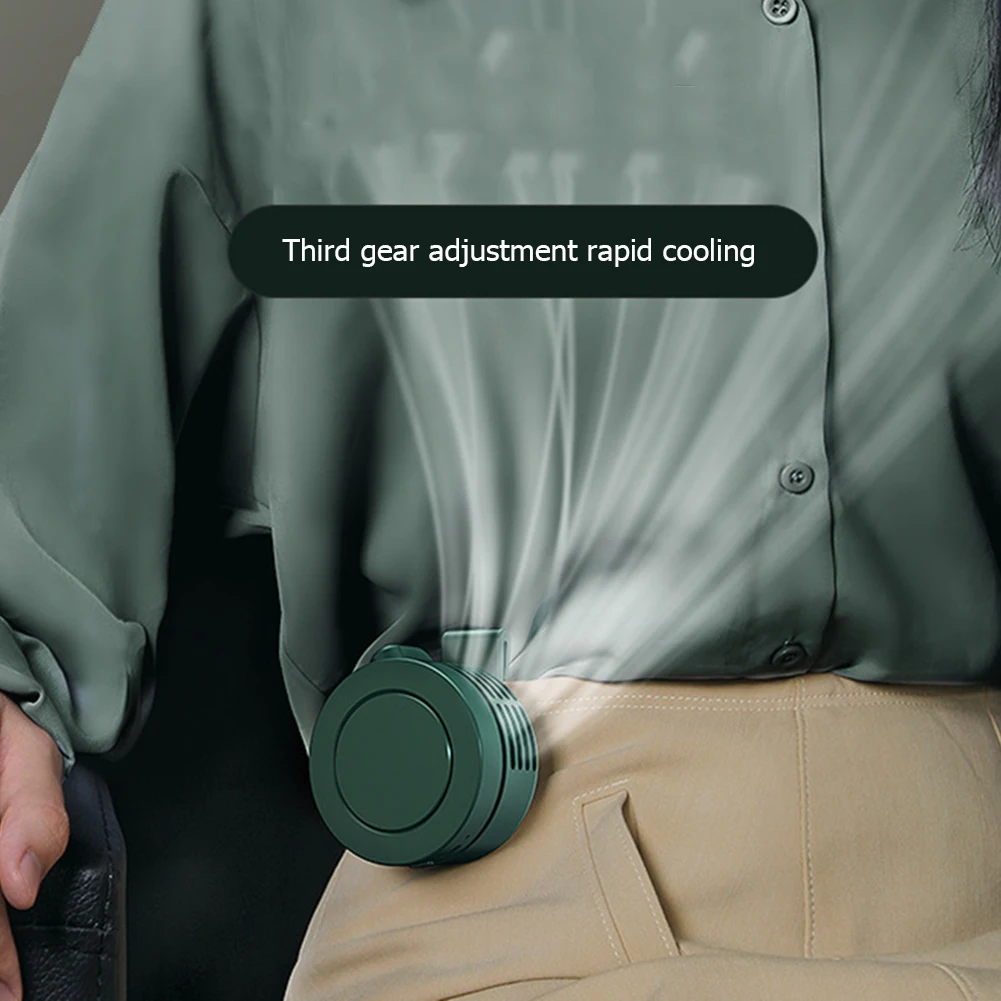 

Электрический вентилятор воздушного охлаждения, 3-скоростной безлопастной подвесной вентилятор на шею, портативный мини-вентилятор для кондиционера, зарядка через USB для дома на открытом воздухе