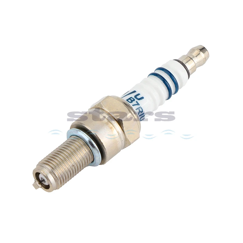 Motorcycle Iridium Spark Plug B7RIU for CR7E CPR7EA-9 CPR8EA-9 CPR8EAIX-9 96067 CR8E CR8EIX IU24 IU22 UR4DC PRG6HCC