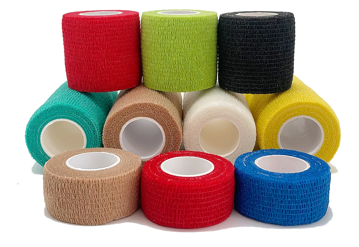 4.5m Colorful Sport Self Adhesive Elastic Bandage Wrap Tape Elastoplast For Knee Support Pads Finger Ankle Palm Shoulder