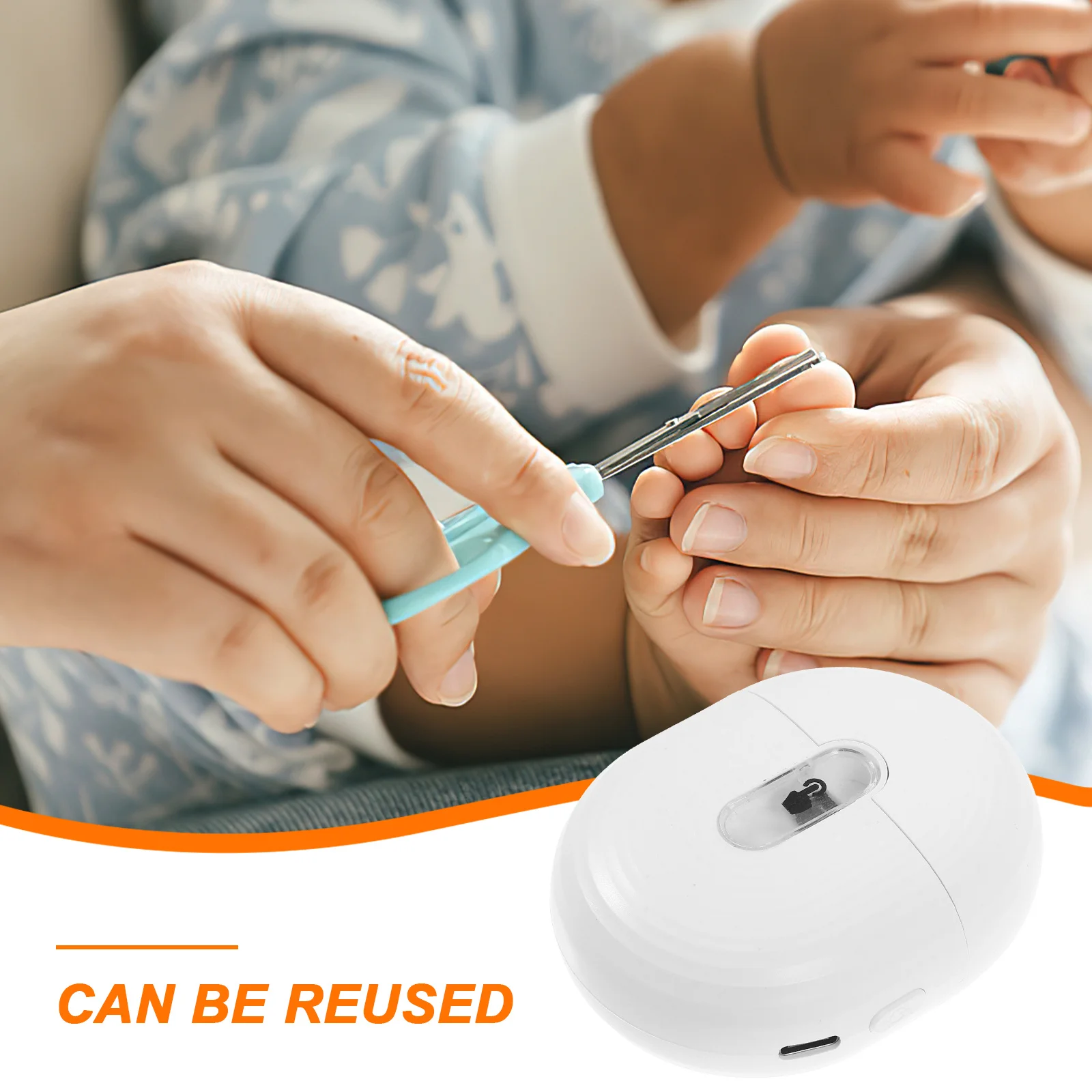 

Electric Clipper For Elderly Automatic Trimmer Portable Lightweight Safe Efficient Sturdy Nail Care Tool Nail