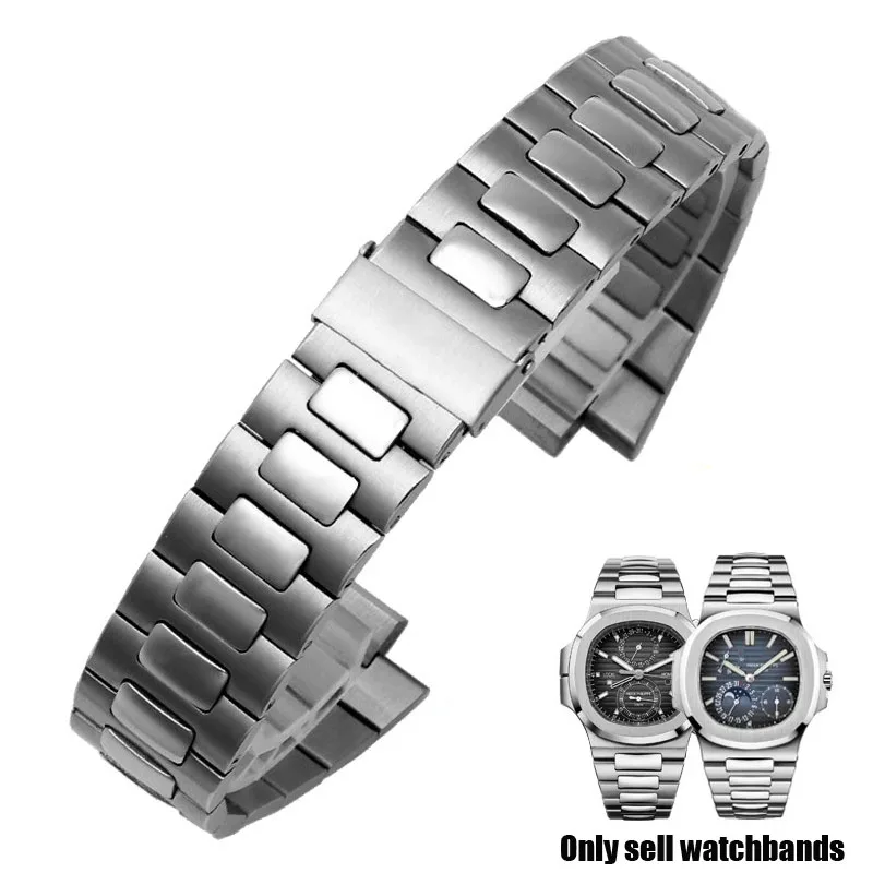 

Fine stainless steel Strap For Patek Philippe Nautilus Strap 5726 5711/1A010 25 Convex 13mm Men watchband Wristband watch chain