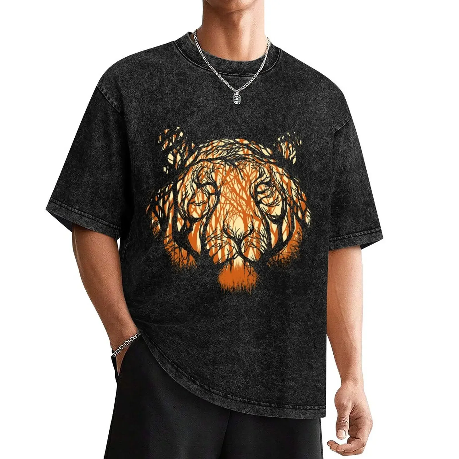 Hidden Hunter T-Shirt Blouse aesthetic clothes summer top vintage graphic tee outfits for men