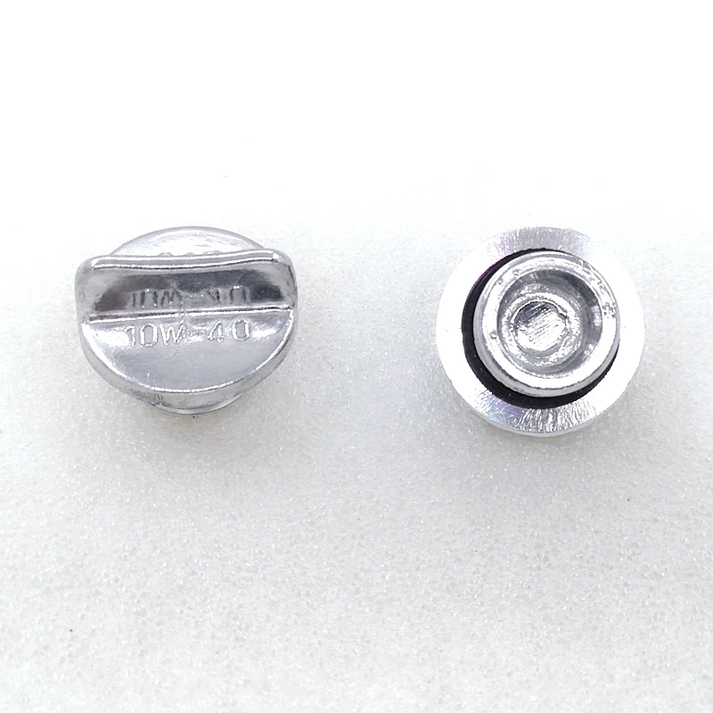 2pcs Motorcycle safety cover.for EN125 HJ125K Qianjiang GS125 GN125 oil cap, oil filler plug QJ125 JH70