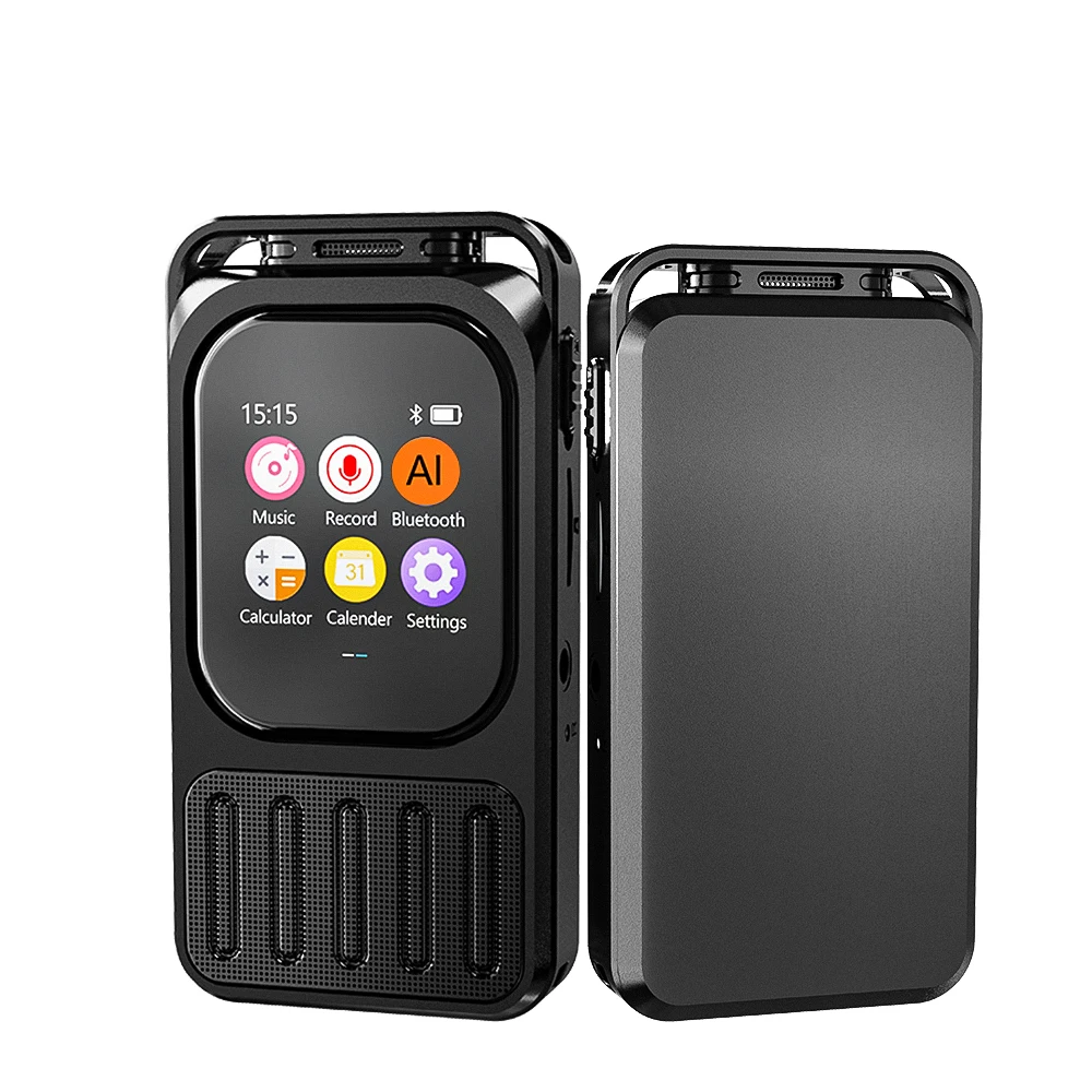 

Telele V78 AI Voice Recorder Touch Screen Digital Audio Recorder Voice to Text 1200mAH Battery Capacity Support 79Hours Record