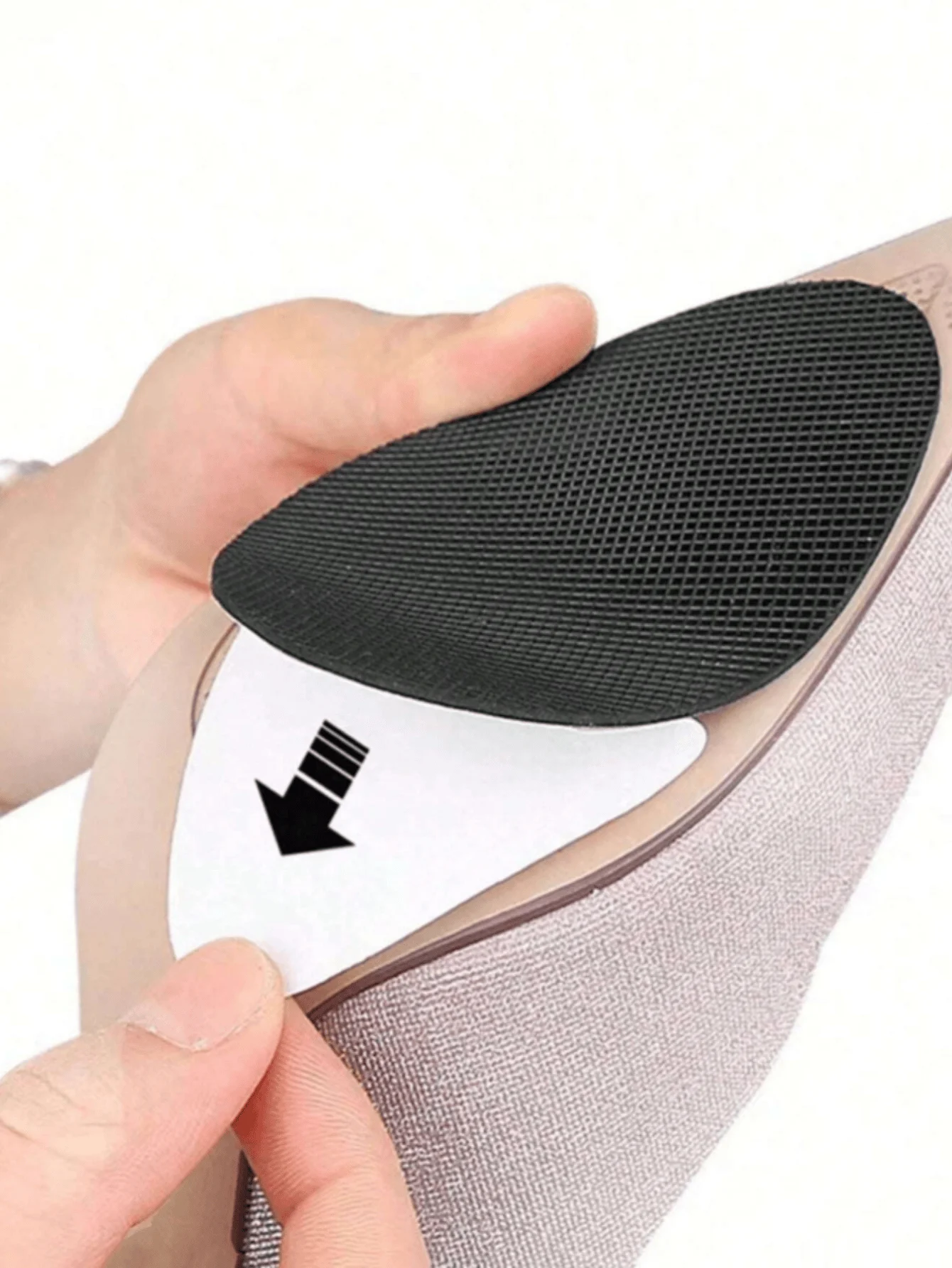 20 قطعة من نعال الأحذية المطاطية غير القابلة للانزلاق للأحذية الجلدية، والكعب العالي، والأحذية، وواقي النعل اللاصق لجميع المواسم (محايد)