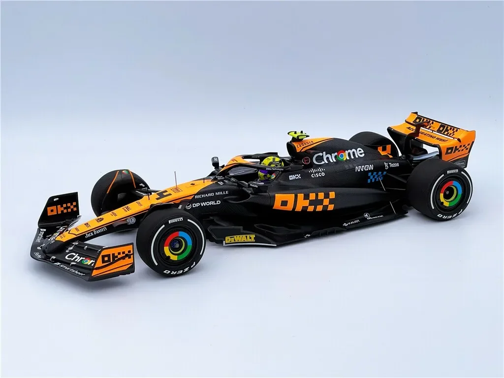 Minichamps 1:18 F1 MCL60 Norris Japan 2023 Simulation Limited Edition Resin Metal Static Car Model Toy Gift