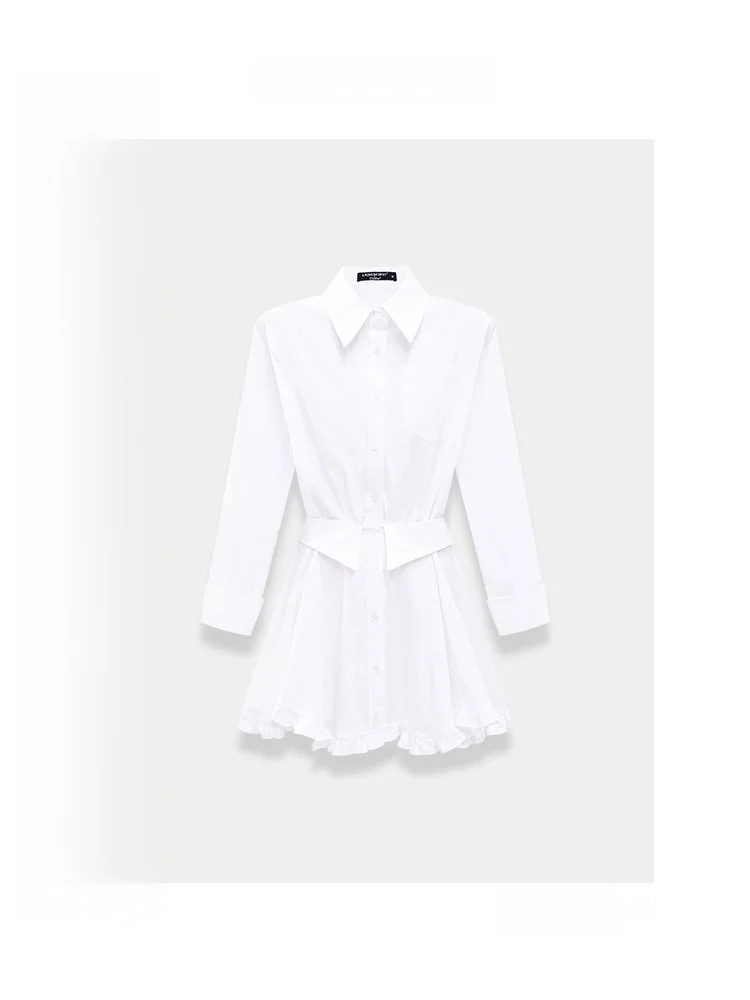 

Юбка А-силуэта больших размеров с высокой талией из хлопка, повседневная, для похудения, женская