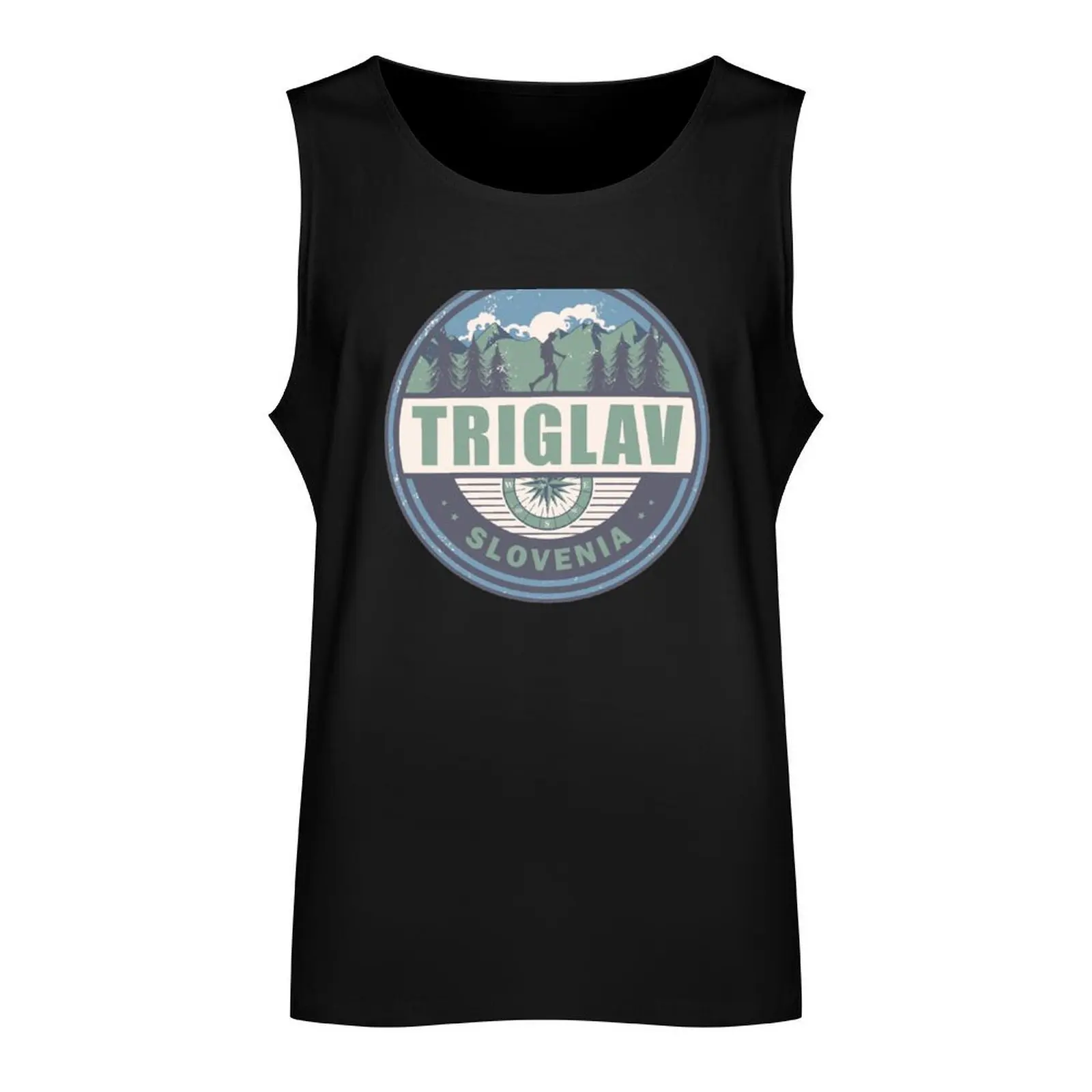 Triglav Slovenia Julian Alps Vintage Hiking Design Tank Top Top summer summer cute tops