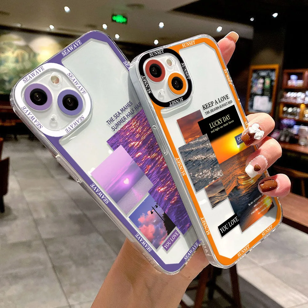 Phone Case For Samsung A55 5g Case S24 S23 Ultra A54 A34 5g A53 A52 A32 A14 A23 A33 A52S S20 S21 FE S22 Ultra Landscape Cover