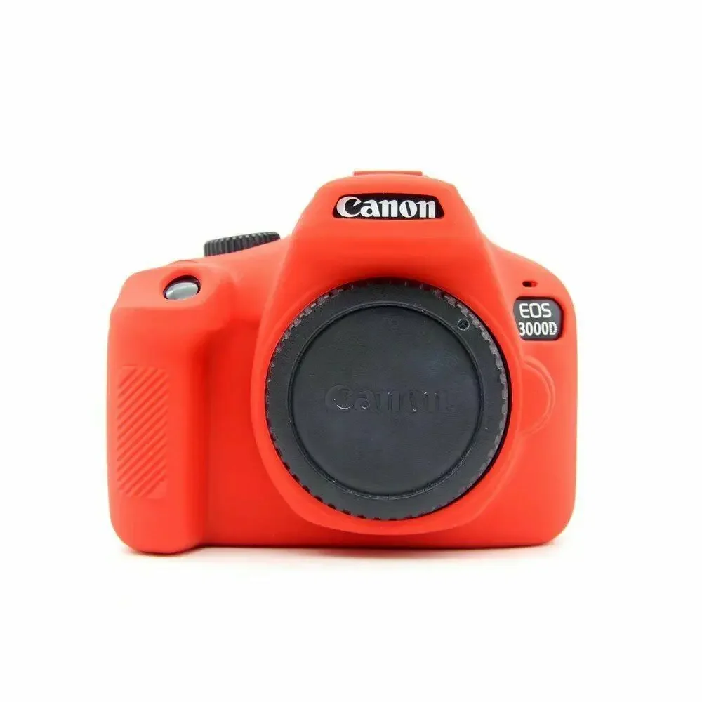 Juste de protection en caoutchouc souple pour appareil photo, étui en silicone, peau de protection pour IL EOS, 3000D, 4000D, Rebel T100