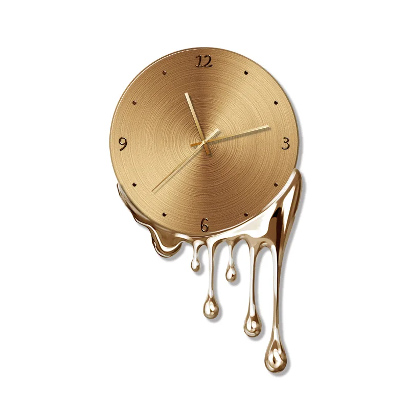 

New light luxury high-end wall clock restaurant decoration watch