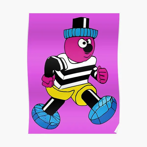 Liquorice Allsorts Man The Grumpy Spri  Poster Art Painting Funny Home Room Mural Print Modern Wall Decoration Picture No Frame