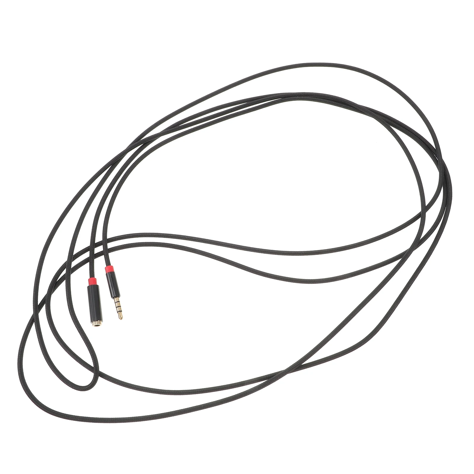 

3.5mm Male to Female Audio Cable 2M Stereo Weave Aux Aluminum Alloy Cord Extension for Microphone Camera Professional Equipment