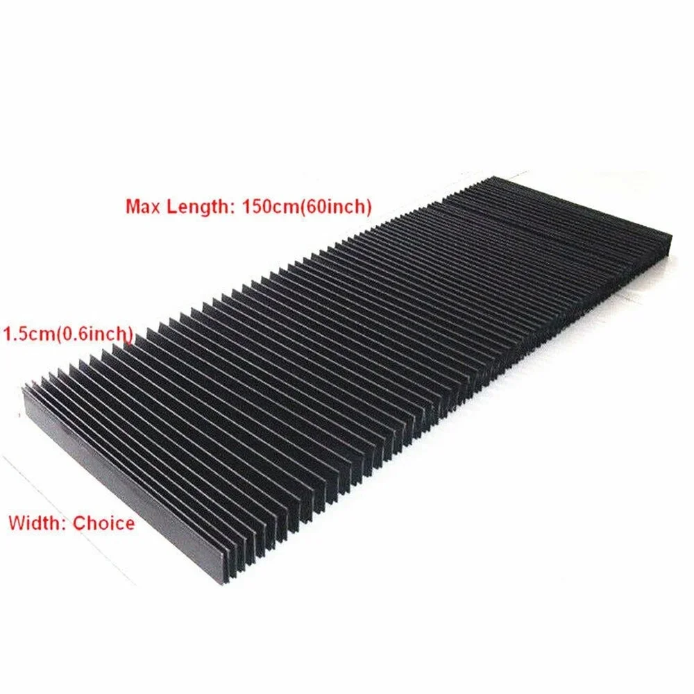 1PC NEW 130mm Flexible CNC Engraver Machine Protector Flat Accordion Bellow Cover