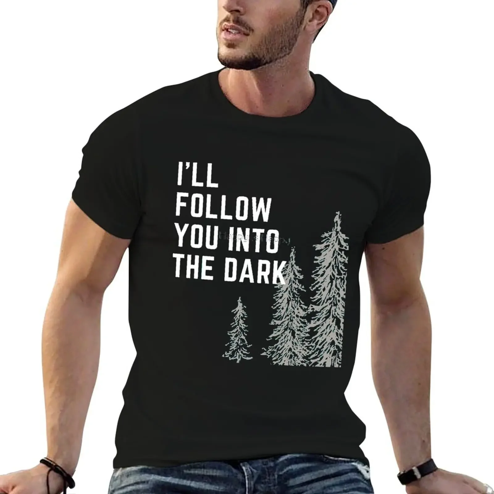 Death cab for cutie tee, I will follow you into the dark T-Shirt anime tshirt graphic t shirts Blouse men t shirt