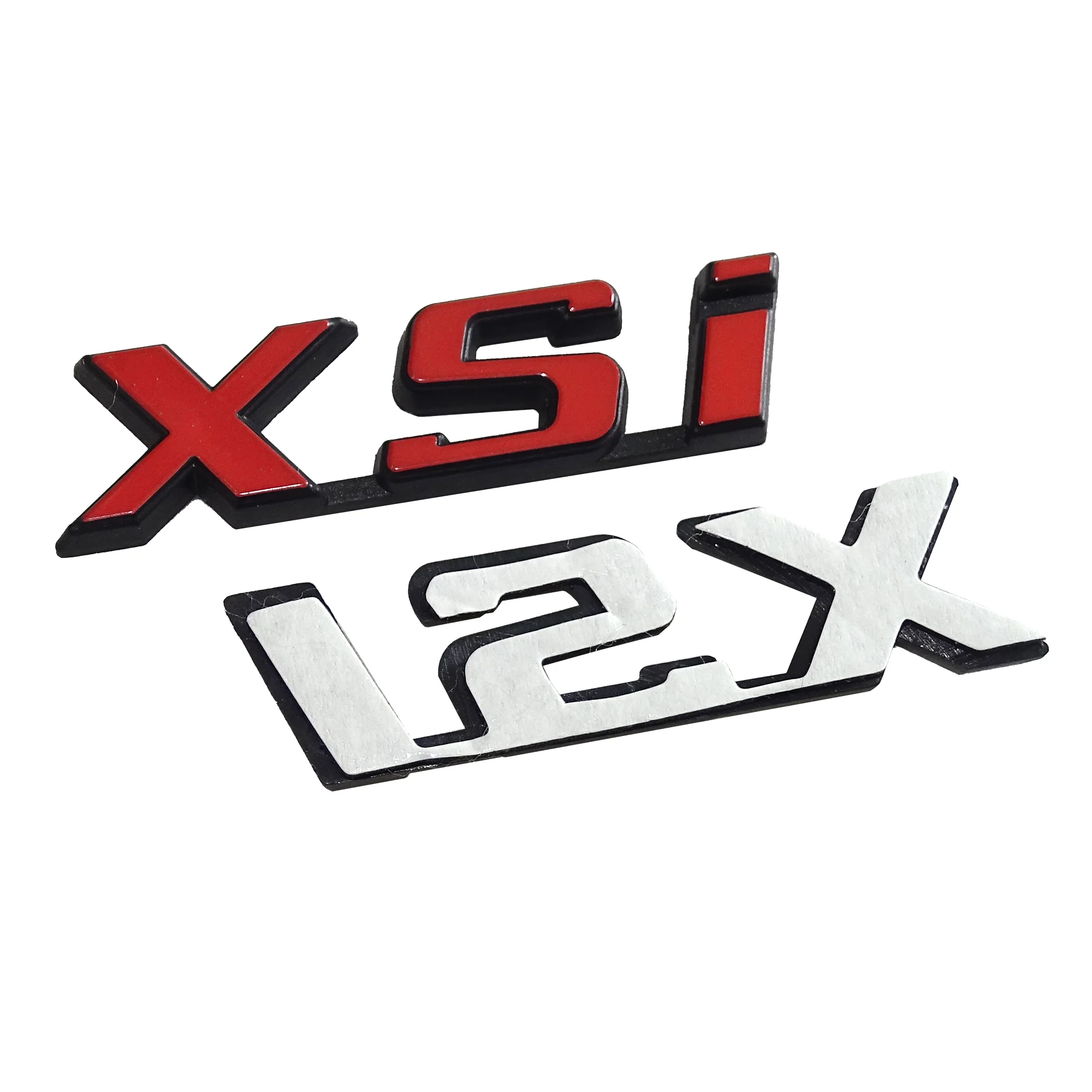 3D XSI Auto Parts Car Decoration Red Plating XSI New Logo Badge Logo Sticker for VW MKI MKII Car Sticker Emblem