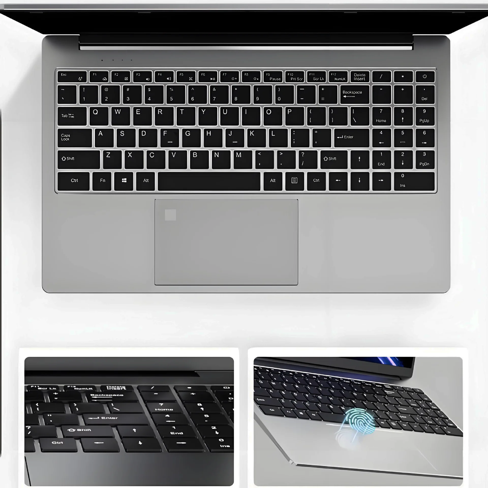 SZBOX15.6 Inch IPS Screen Notebook With 6G gGPU Pocket Laptop USB2.0*2 USB3.0*1 Fringerprint Recognition 2.4G/5.0G Wireless Wifi