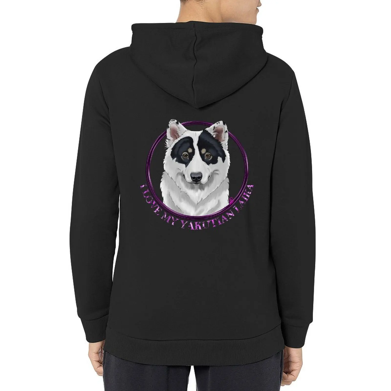 

I Love My Yakutian Laika Hoodie anime clothing men's autumn clothes blouse men's clothing men's hoodie sweatshirt