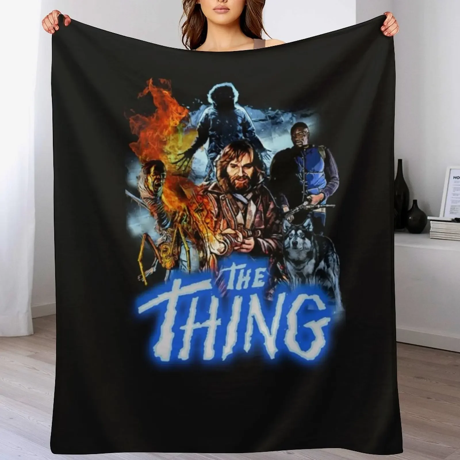 The Thing Carpenter the Thing Throw Blanket Cozy Throw Blanket Birthday Gift for Him Her
