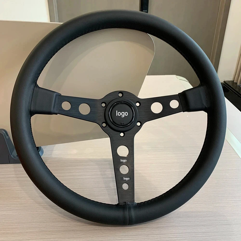 

Tiypeor Italy Prototipo Black Edition Steering Wheel 350MM Racing Car Steering Wheel