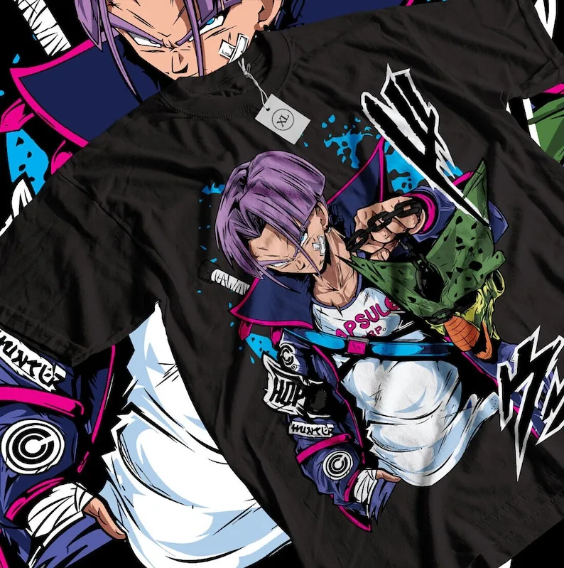 

Anime retro T-shirt, 100% cotton, all sizes for men and women Comic lovers