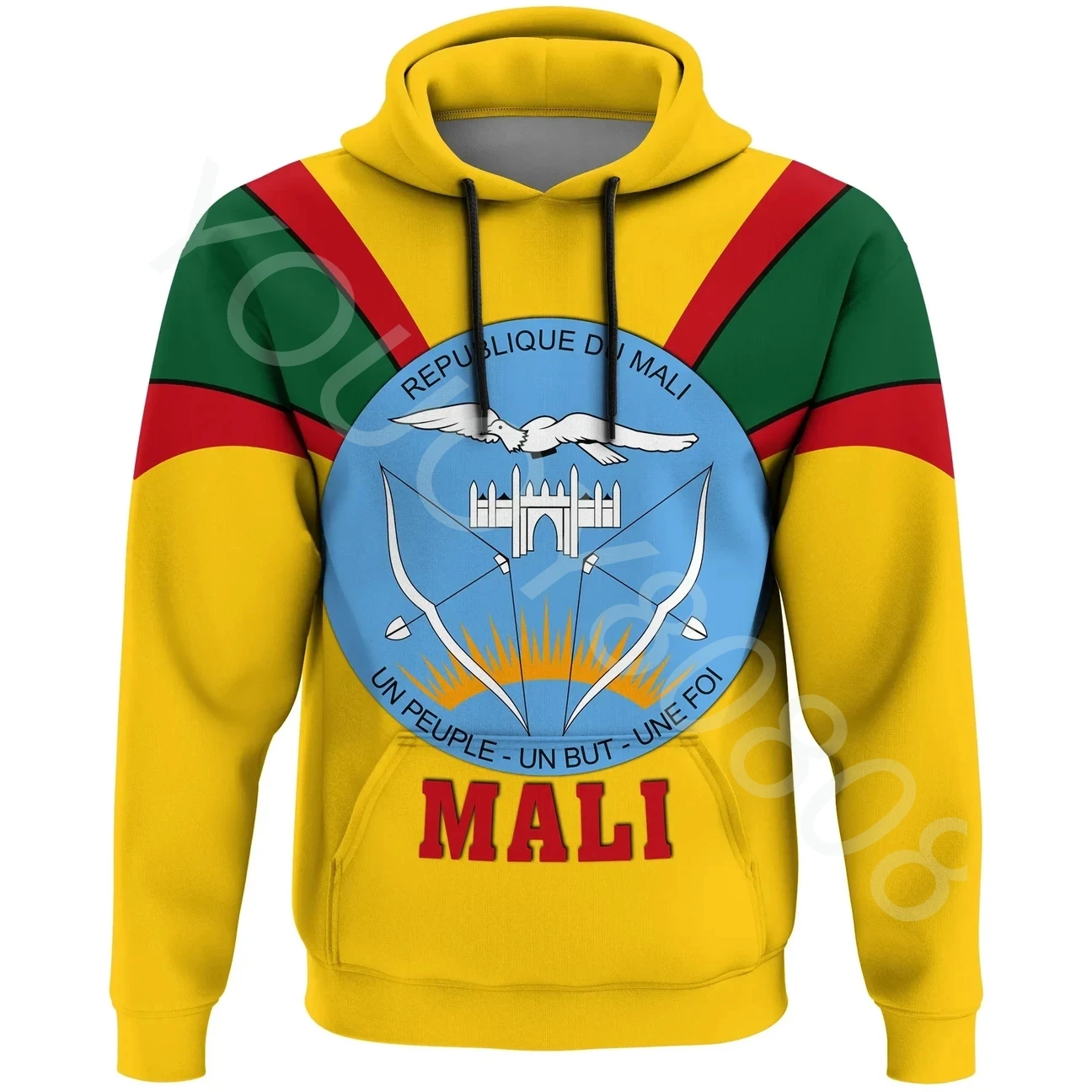 

Africa Men's New Clothing Sweater 3D Printing Casual Sports Mali Hoodie Tusks Style Pattern Hoodie Harajuku Top