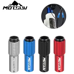 Adaptador ajustador de Cable en línea para bicicleta de montaña, tornillo de ajuste, desviador, freno de cambio, 2 piezas, 4mm, 5mm