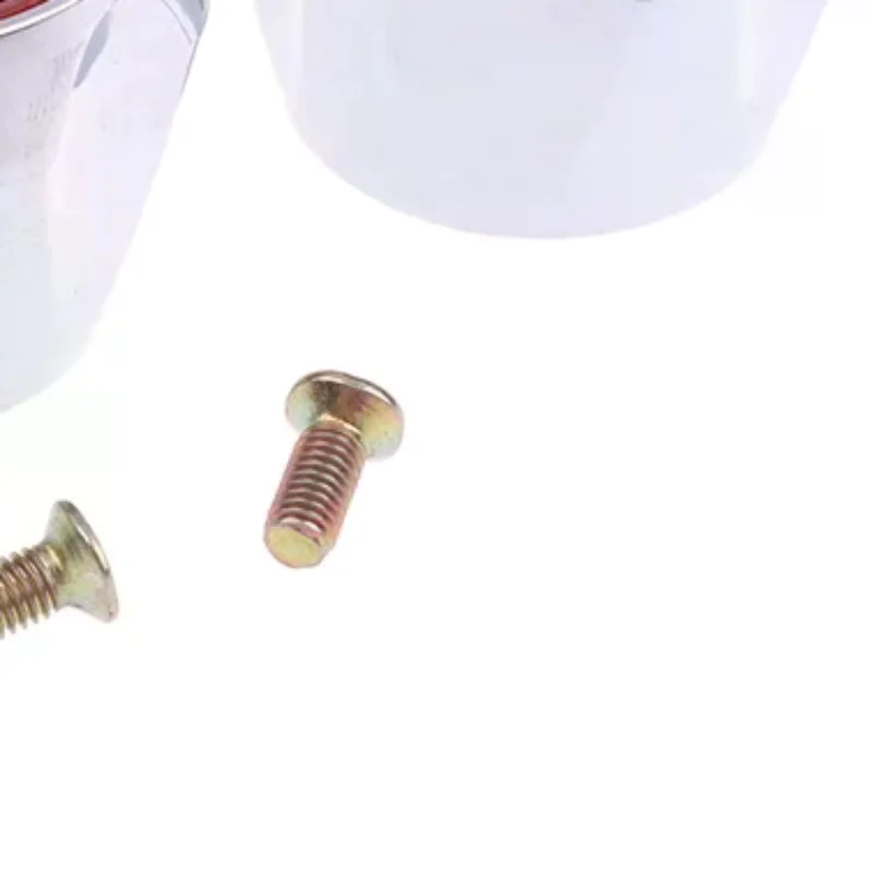 

2Pcs Hot Cold Tap Top Head Faucet Cover Chrome Plated Replacement Set Kitchen Bathroom Faucet Handle Fixture Accessories