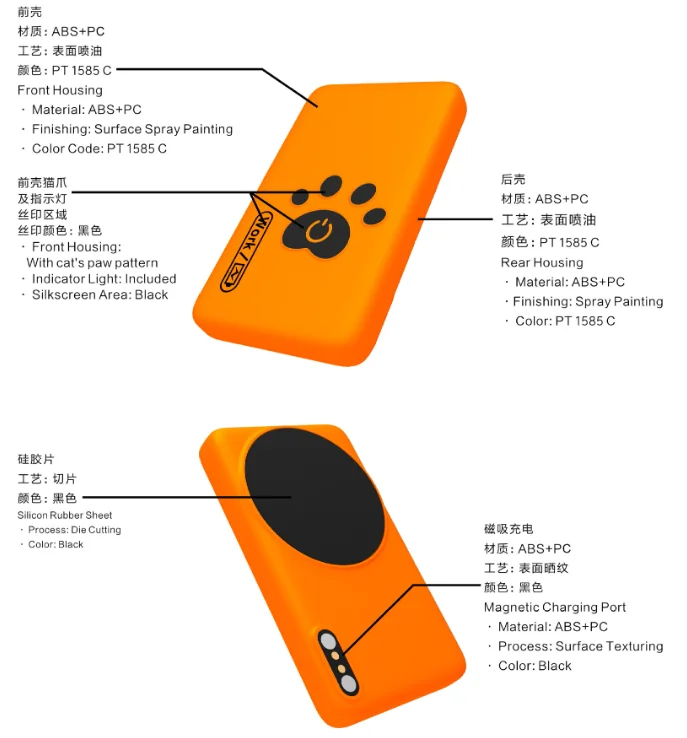 Factory's New Smart Wearable Pet Health Monitoring Device with App Link