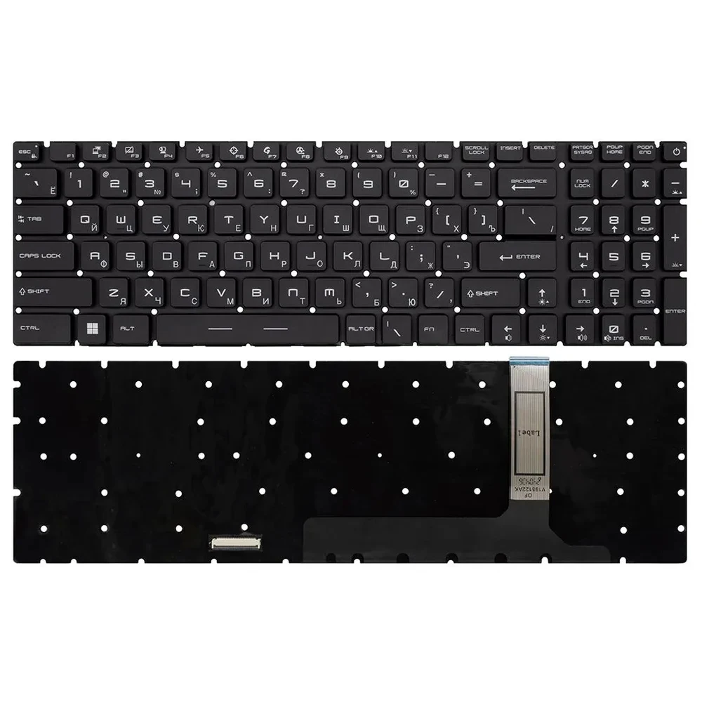 XIN-Russian RGB Backlight Laptop Keyboard For MSI GE76 GE77 GP76, GP77 GS76 RGB backlight for each key