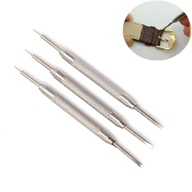 3Pcs Metal Watch Band Repair Tool Stainless Steel Bracelet Watchband Opener Strap Replace Spring Bar Connecting Pin Remover Tool