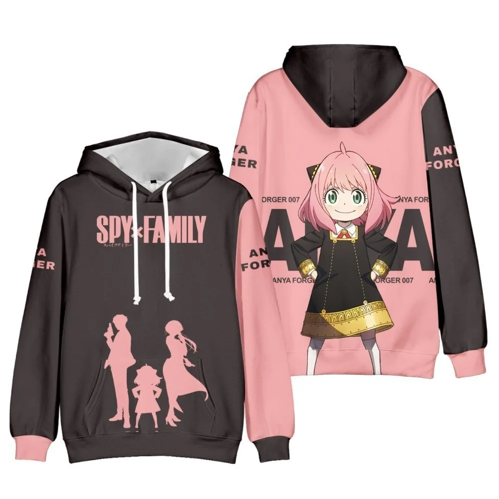 

24-25 New Animation SPY Play House Clothes SPY×FAMILY Anya Around Men and Women Autumn and Winter Adult Children's Hoodie
