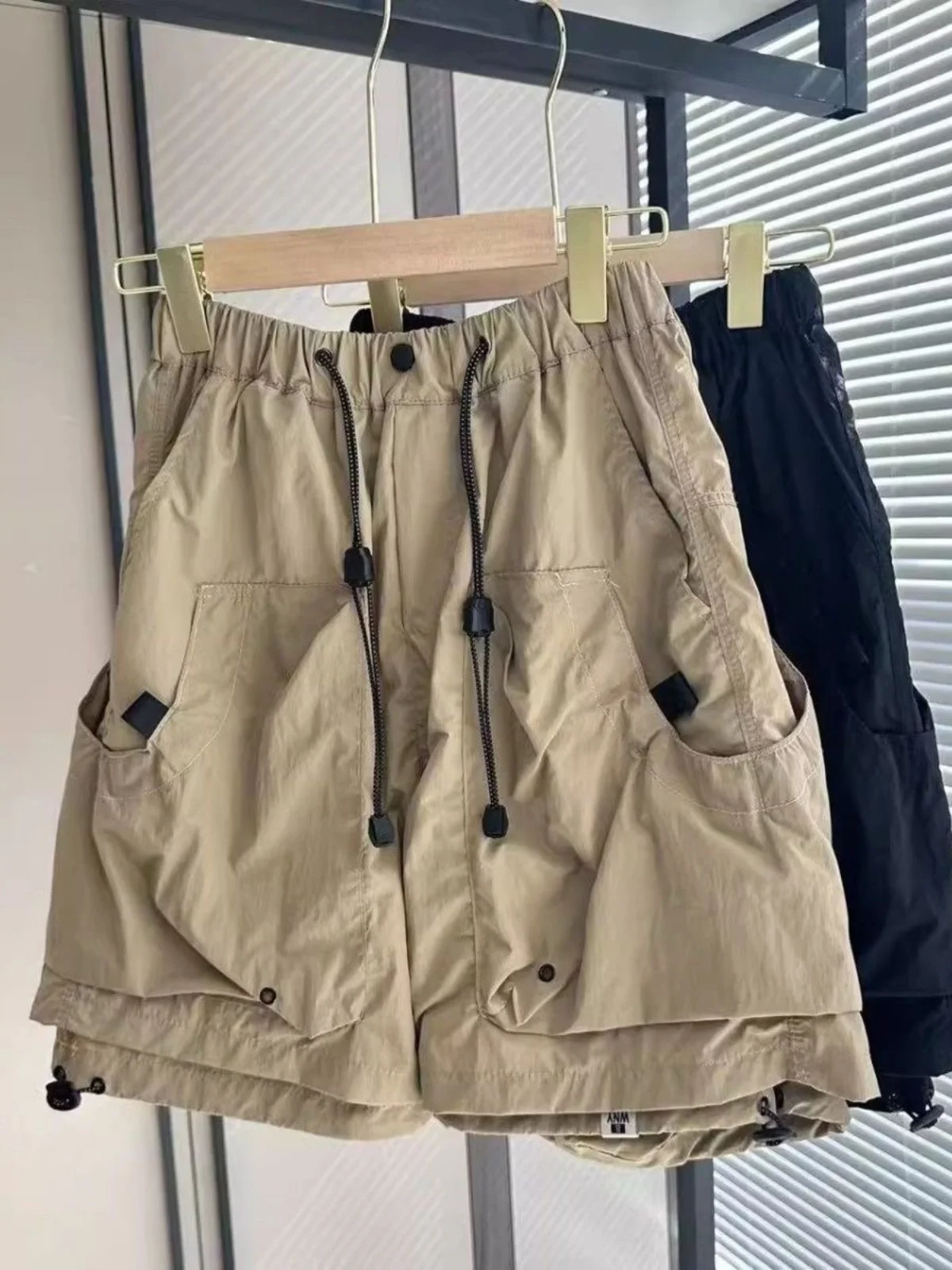

Qui Dry Straight Leg Five ket Outdoor Мужские повседневные orts Молодежная американская рабочая одежда Брюки Летняя одежда для отдыха orts