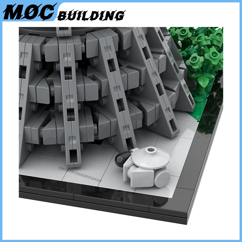 MOC Building Blocks Space Movie Scene Model Yavin 4 Rebel Base DIY Assembly Bricks Creative Collection Toys Holiday Xmas Gifts