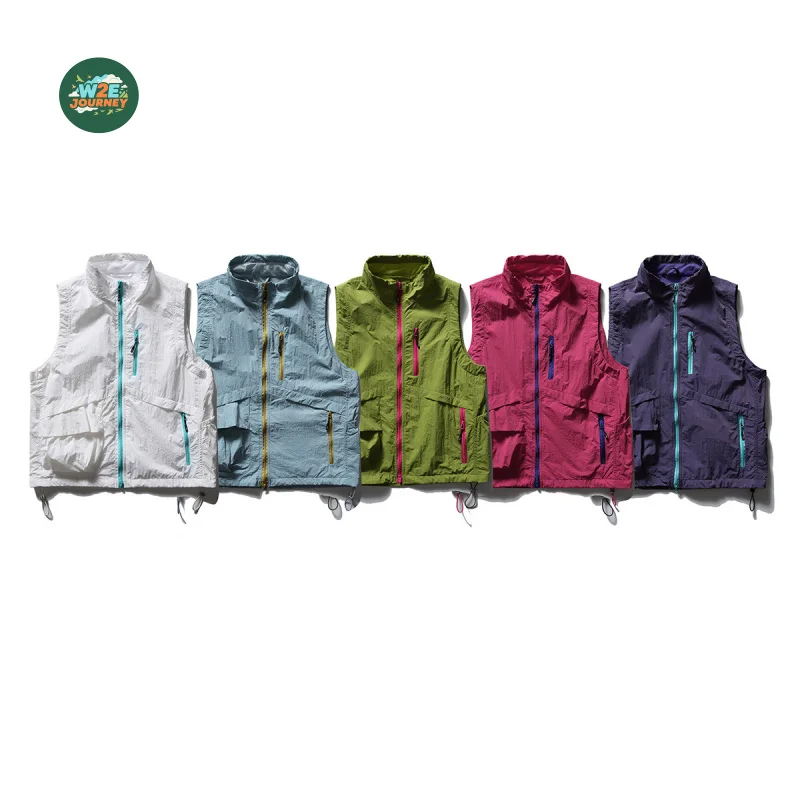 

W2EJOURNEY Высокое качество, роскошная уличная одежда европейского и американского размера, мужская одежда, быстросохнущая рабочая одежда, жилет