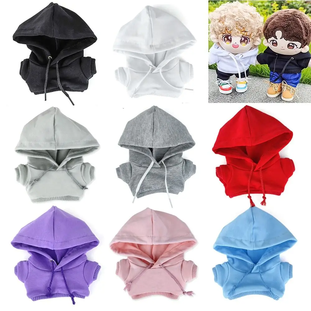 Handmade Fashion Clothes Hoodies For 10/20cm Cotton Dolls Sweatshirt Outfits For 1/12 BJD Dolls Top For 1/12 OB11