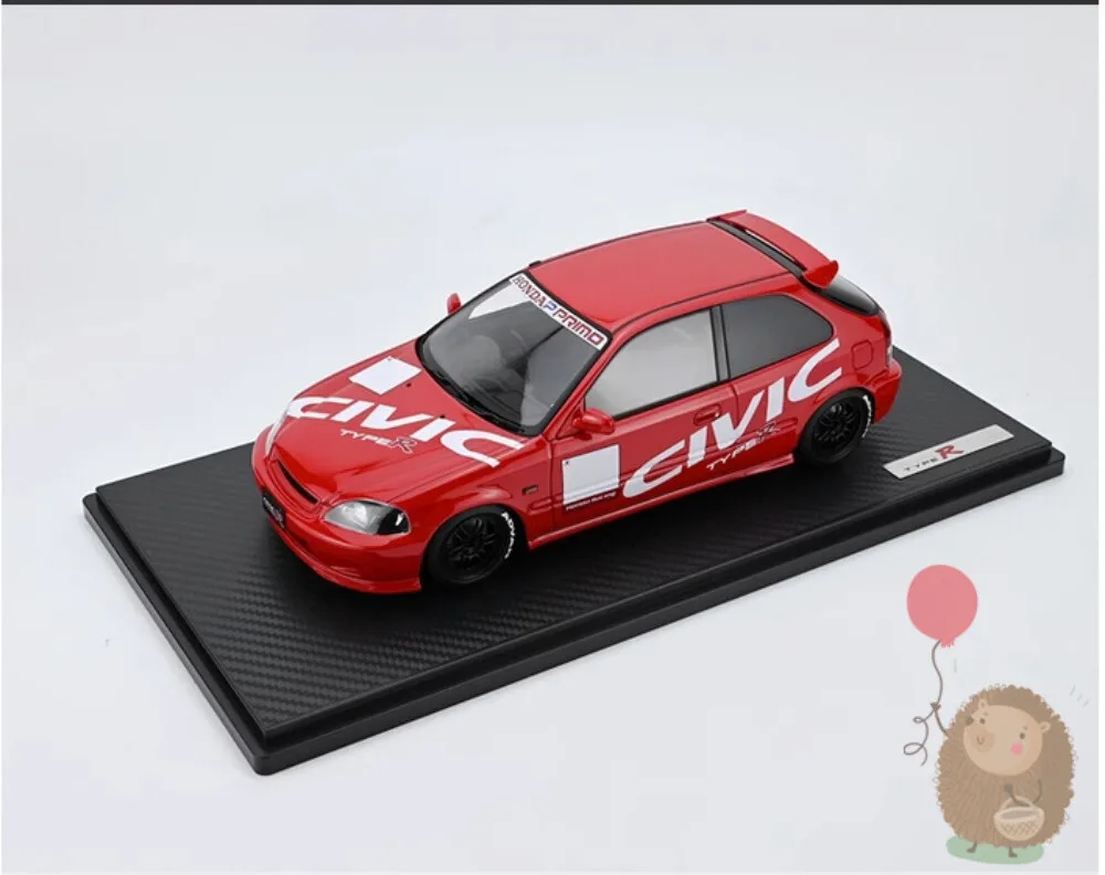 

IG 1/18 Honda CIVIC EK9 Type R Resin Model Car Diecast Hobby Ornaments Gifts Red